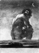 Francisco de goya y Lucientes The Colossus painting